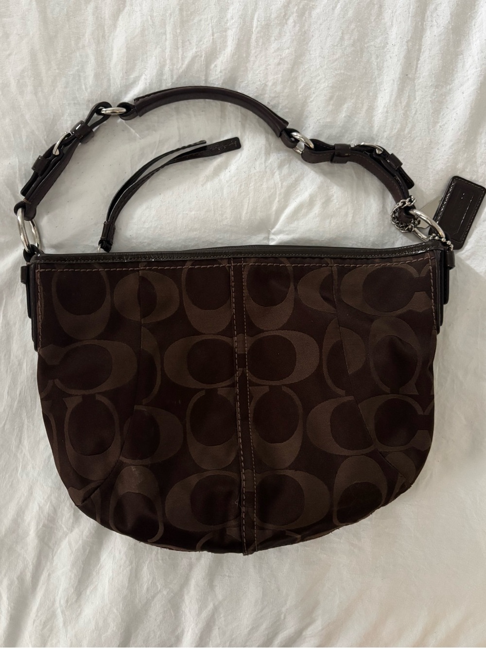 Coach Signature Hobo Bag - Picture 3 of 9